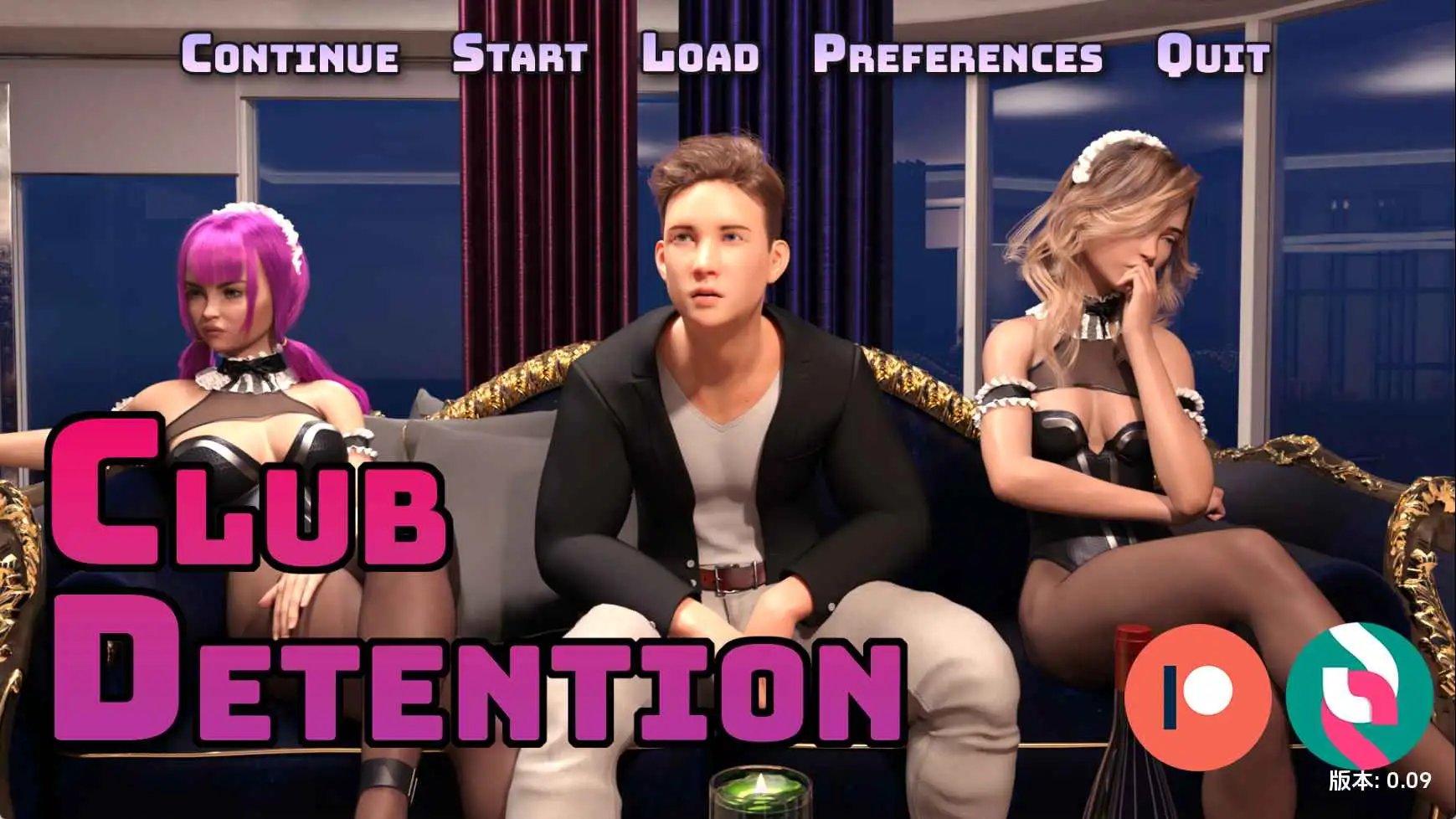 【欧美/SLG/动态/更新】俱乐部拘留v0.9赞助 AI汉化版【PC+安卓/2.39G】